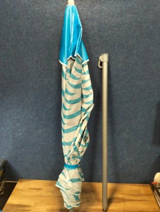 Sombrilla playa antiviento Ø220cm Aktive olas azul