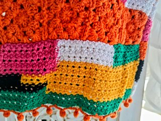 Top Crochet Zara Multicolor Talla Única