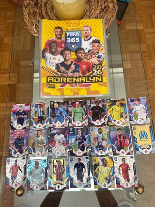 17 Cromos Panini FIFA 365 + Álbum