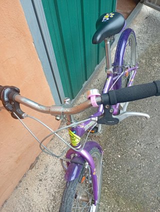 Bicicleta niña morada Decathlon