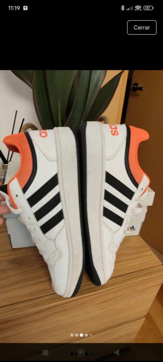 Adidas Talla 38 Blancas Naranja