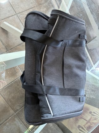Transportín para mascotas gris