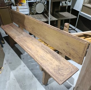 Banco de madera rústico 190 cm