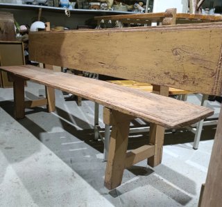 Banco de madera rústico 190 cm