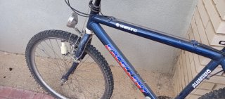 Bicicleta de montaña azul adulto