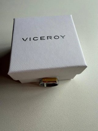 Anillo Viceroy Acero Plateado y Dorado
