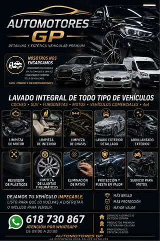 Lavado integral de vehículos
