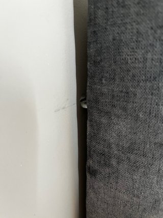 Cabecero tapizado Leroy Merlin 150cm gris