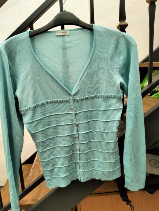 Cardigan T. Camilli verde menta taglia S