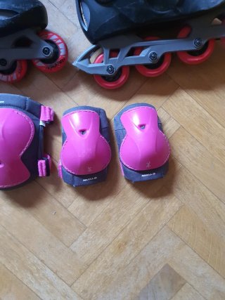 Patines Oxelo Talla Ajustable + Protecciones