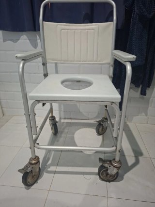 Silla de baño con ruedas