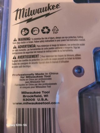 Milwaukee Adaptador Mandril 3/4 Weldon a 1/2