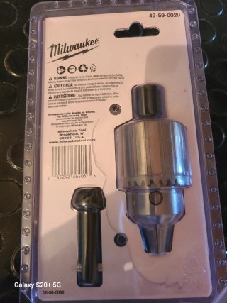 Milwaukee Adaptador Mandril 3/4 Weldon a 1/2