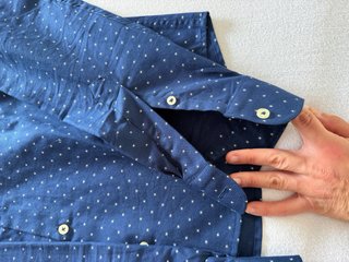 Camisa Zara Slim Fit Estampada M