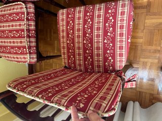 Juego de 4 sillas de madera maciza