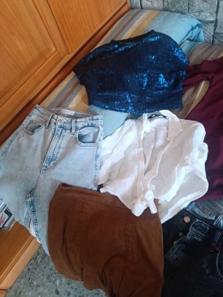 Lote zapatos y Ropa Mujer Talla S,36