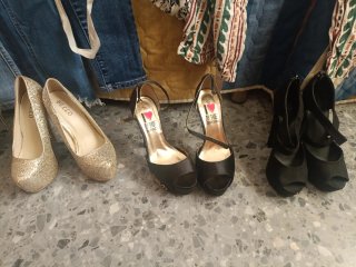 Lote zapatos y Ropa Mujer Talla S,36