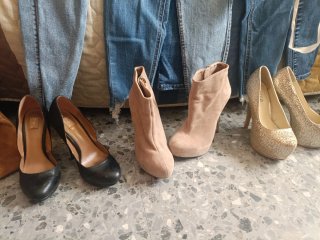 Lote zapatos y Ropa Mujer Talla S,36