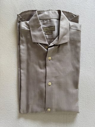 Camisa Zara Slim Fit Estampada Talla M