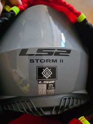 Casco LS2 Storm II Gris Talla M