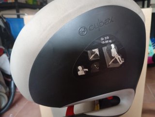 Silla coche Cybex beige Gr 2-3 con Isofix