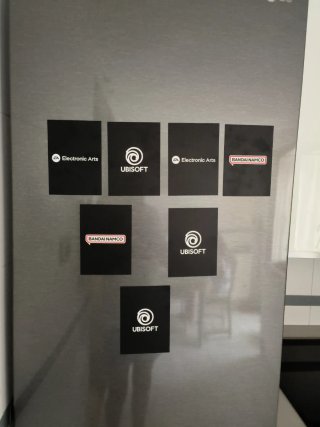 Imanes de Videojuegos (EA, Ubisoft, Bandai)