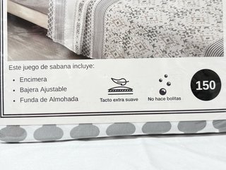 Juego de sábanas, 3 piezas