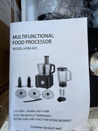 Batidora y Procesador Alimentos TopStrong 1100W