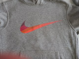 Sudadera Nike niña gris naranja Talla M