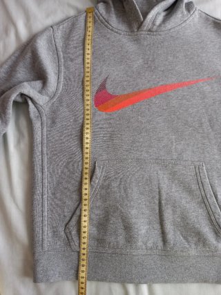 Sudadera Nike niña gris naranja Talla M