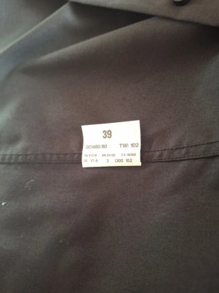Camisa juvenil negra