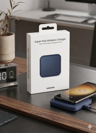 Cargador Inalámbrico Samsung Super Fast 15W