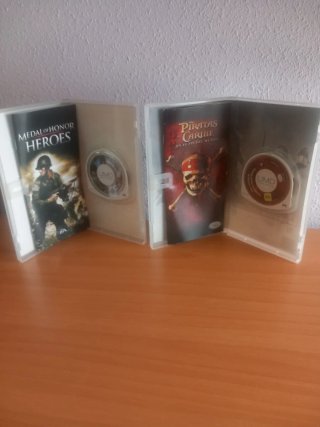 2 Juegos PSP: Medal of Honor y Piratas del Caribe