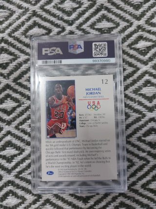 1992 Impel Michael Jordan Olympicards #12