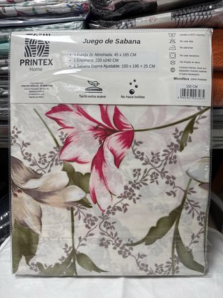 Juego de sábanas 3 piezas