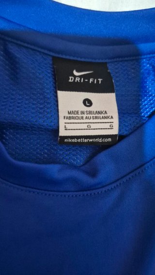 Maglia Nike Dri-Fit Azzurra Taglia L