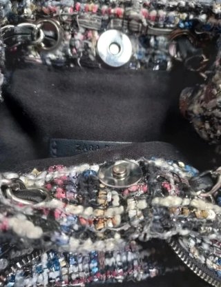 Mochila Zara Tweed Multicolor