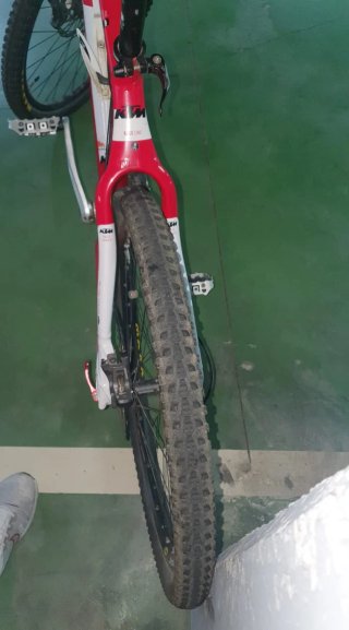 Bicicleta KTM Race Line Roja y Blanca