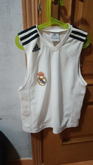 2 Camisetas Real Madrid Baloncesto Adidas. T8 y 10