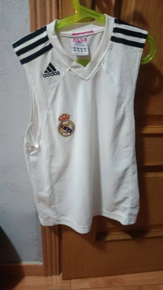 2 Camisetas Real Madrid Baloncesto Adidas. T8 y 10