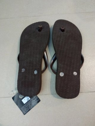 Chanclas Havaianas Marrón Flores Talla 41-42