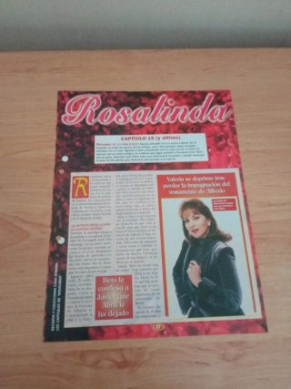 Telenovela ROSALINDA COLECCIONABLE COMPLETO