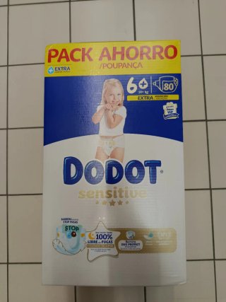 Fraldas Dodot T6+ 80un