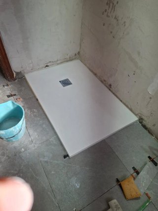 reformas de baño ,Plato de ducha cerámica