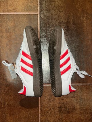 Adidas Samba Blancas y Rojas