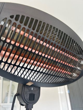 Calefactor Eléctrico Exterior Negro