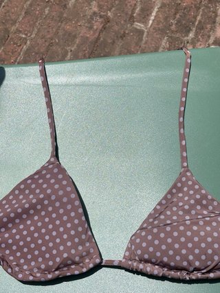 Bikini Calzedonia Marrón Lunares
