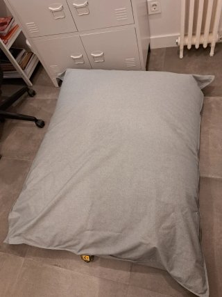 Puff Gigante XXL Gris HAPPERS