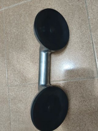 Ventosa doble metálica