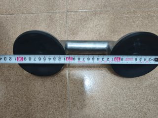 Ventosa doble metálica